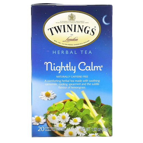 Twinings, Nightly Calm, травяной чай без кофеина, 20 чайных пакетиков, 29 г (1,02 унции) #1