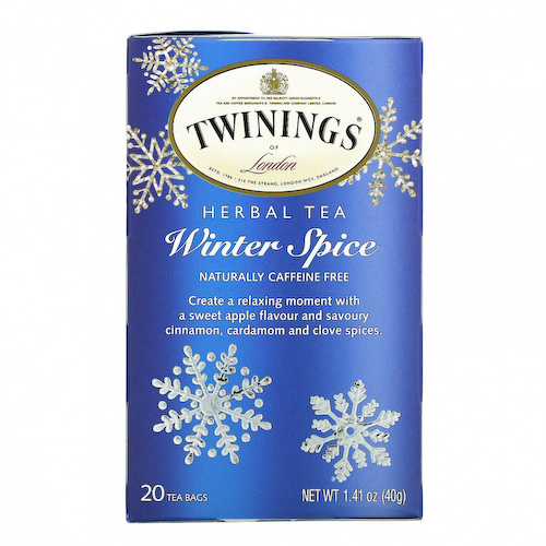 Twinings, Травяной чай, Winter Spice, без кофеина, 20 чайных пакетиков, 40 г (1,41 унции) #1