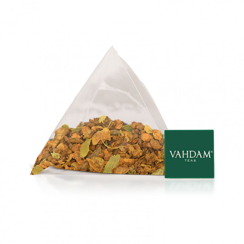 Vahdam Teas, травяной чай, куркума и пряности, без кофеина, 15 чайных пакетиков, 30 г (1,06 унции) #1