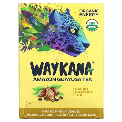 Waykana, Amazon Guayusa Tea, какао-гуаюса, 16 чайных пакетиков, 32 г (1,13 унции) #1