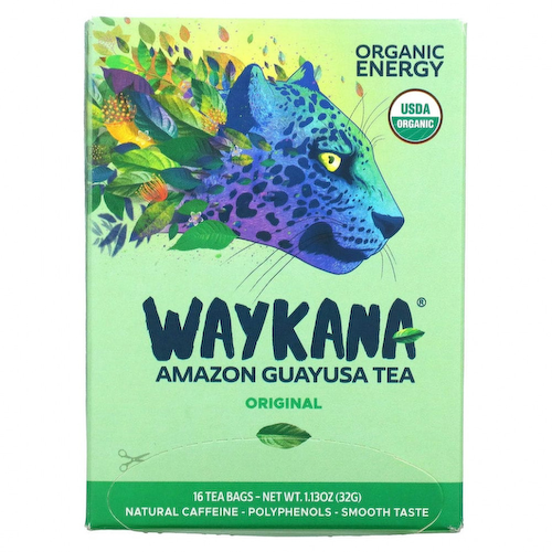 Waykana, Чай Amazon Guayusa, оригинальный, 16 чайных пакетиков, 32 г (1,13 унции) #1
