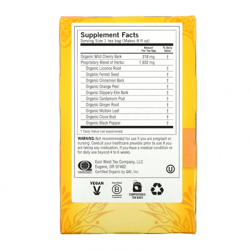 Yogi Tea, Throat Comfort, без кофеина, 16 чайных пакетиков, 36 г (1,27 унции) #1