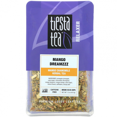 Tiesta Tea Company, Рассыпной чай премиального качества, манго Dreamzzz, без кофеина, 42,5 г (1,5 унции) #1