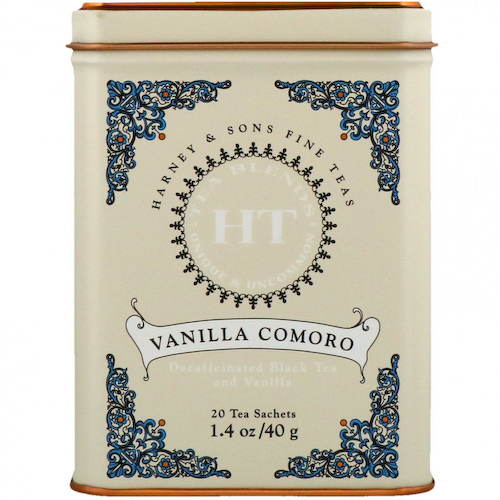 Harney & Sons, HT Tea Blend, чай со вкусом коморской ванили, 20 чайных саше, 40 г (1,4 унции) #1
