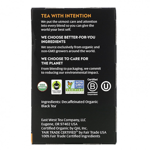 Choice Organic Teas, Черный чай без кофеина, английский завтрак без кофеина, 16 чайных пакетиков, 32 г (1,12 унции) #1