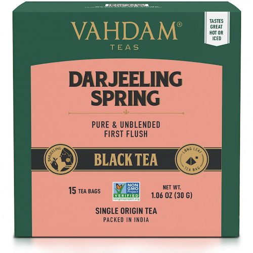 Vahdam Teas, черный чай, Дарджилинг, 15 чайных пакетиков, 30 г (1,06 унции) #1