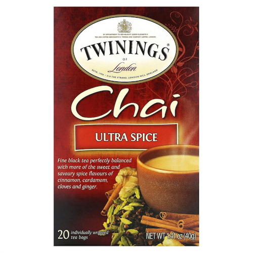 Twinings, Чай, ультра специи, 20 чайных пакетиков 40 г (1,41 унции) #1