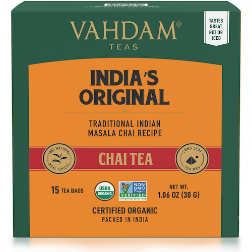 Vahdam Teas, оригинальный индийский чай масала, 15 чайных пакетиков, 30 г (1,06 унции) #1
