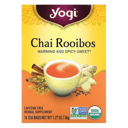 Yogi Tea, чай ройбуш, без кофеина, 16 чайных пакетиков, 36 г (1,27 унции) #1