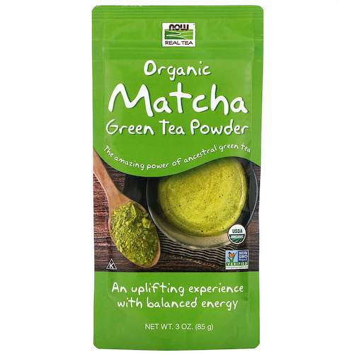 NOW Foods, Real Tea, органический зеленый чай матча в порошке, 85 г (3 унции) #1