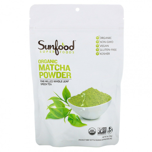 Sunfood, Superfoods, органический матча в порошке, 113 г (4 унции) #1