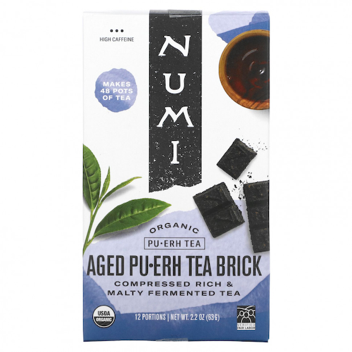 Numi Tea, органический выдержанный чай пуэр, 63 г (2,2 унции) #1
