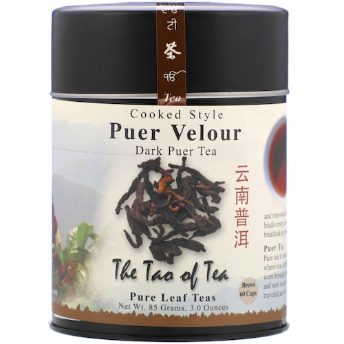 The Tao of Tea, Cooked Style Puer Velour, Темный чай пуэр, 3 унции (85 г) #1
