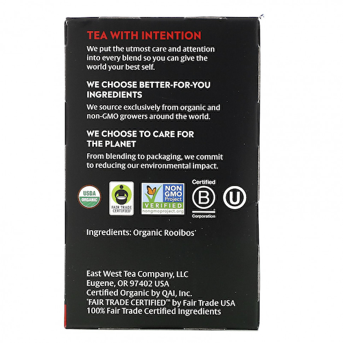 Choice Organic Teas, Herbal Tea, ройбуш, без кофеина, 16 чайных пакетиков, 32 г (1,12 унции) #1