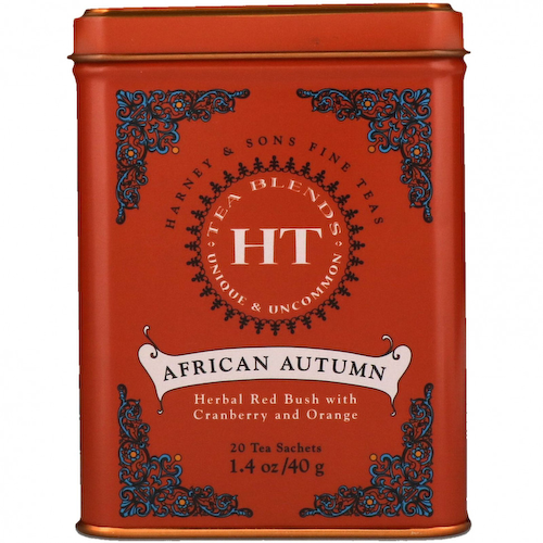 Harney & Sons, Африканская осень, 20 чайных пакетиков, 1.4 унции (40 г) #1