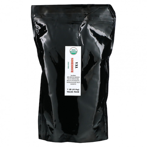 J&R Port Trading Co., Organic Rooibos Tea (Органический чай ройбуш), без кофеина, 454 г (1 фунт) #1