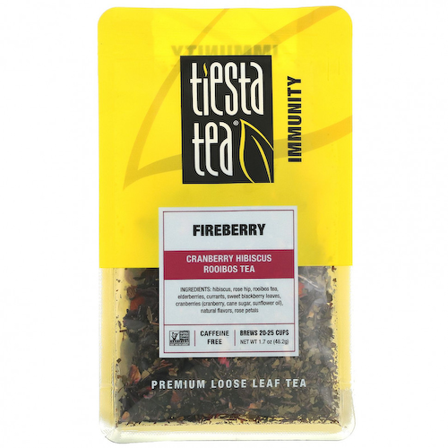 Tiesta Tea Company, Рассыпной чай премиального качества, Fireberry, без кофеина, 48,2 г (1,7 унции) #1