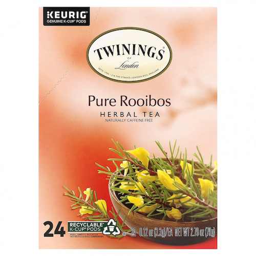 Twinings, Herbal Tea, чистый ройбуш, без кофеина, 24 чашки по 3,3 г (0,12 унции) #1