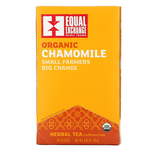 Equal Exchange, Органический травяной чай с ромашкой, без кофеина, 20 чайных пакетиков, 24 г (0,85 унции) #1