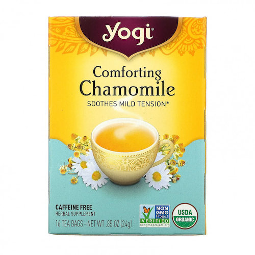 Yogi Tea, успокаивающая ромашка, без кофеина, 16 чайных пакетиков, 24 г (0,85 унции) #1
