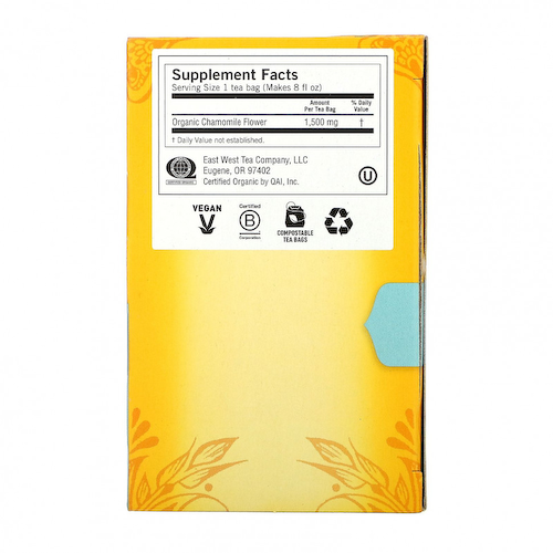 Yogi Tea, успокаивающая ромашка, без кофеина, 16 чайных пакетиков, 24 г (0,85 унции) #1