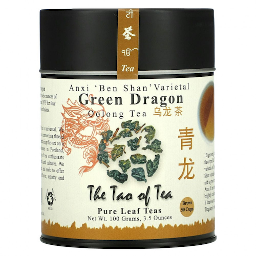 The Tao of Tea, Чай улун 'Зеленый дракон', 3.5 унции (100 г) #1