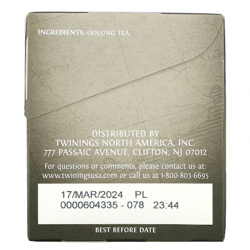 Twinings, Origins, китайский чай Улун, 20 чайных пакетиков, 1,41 унции (40 г) #1
