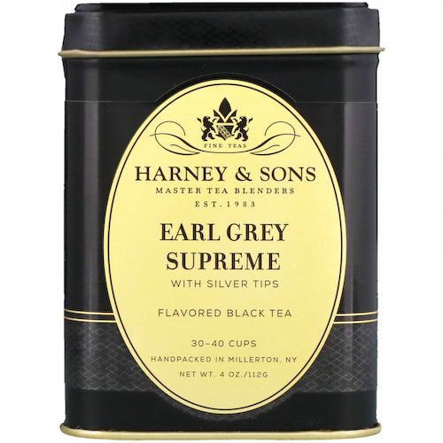 Harney & Sons, Черный чай Earl Grey Supreme с серебристыми верхушечными почками, 4 унции #1