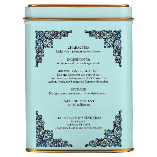 Harney & Sons, HT Tea Blends, зимний белый чай Эрл Грей, 20 пакетиков, 40 г (1,4 унции) #1