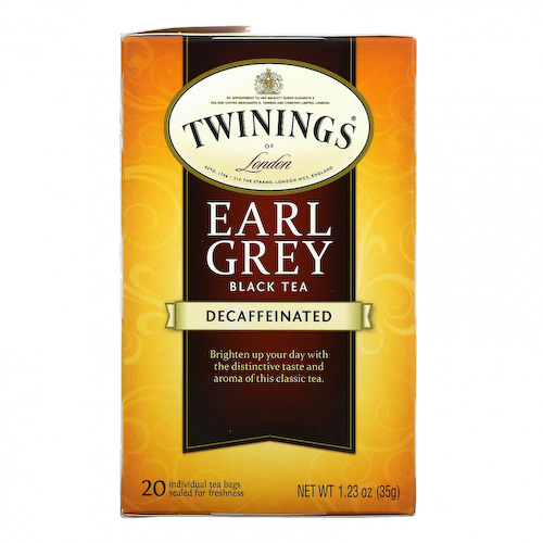 Twinings, Черный чай Earl Grey, без кофеина, 20 чайных пакетиков, 35 г (1,23 унции) #1
