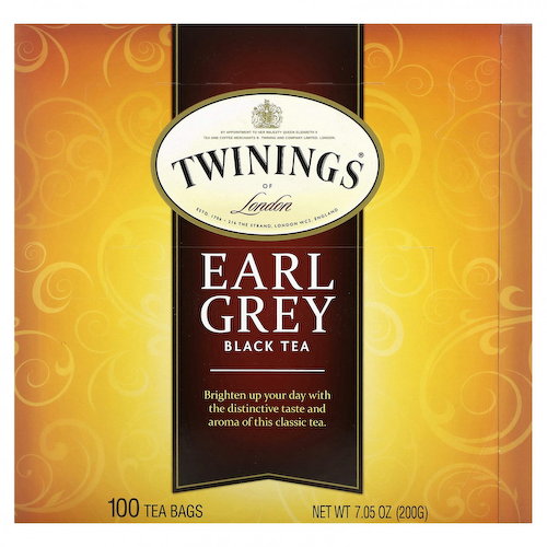 Twinings, Черный чай Earl Grey, 100 чайных пакетиков, 200 г (7,05 унции) #1