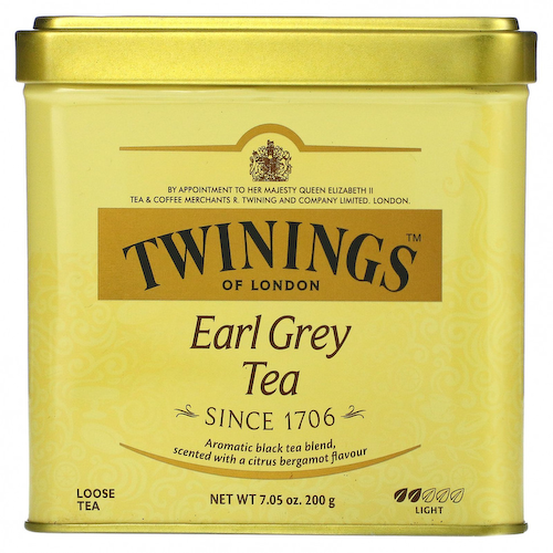 Twinings, Earl Grey, листовой чай, некрепкий, 200 г (7,05 унции) #1