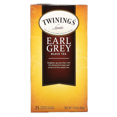 Twinings, Классический чай 'Эрл Грей', 25 пакетиков, 1.76 унций (50 г) #1