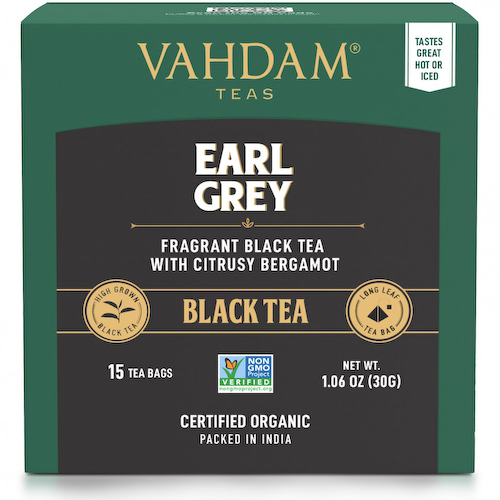 Vahdam Teas, Earl Grey, черный чай с цитрусовыми и бергамотом,30 мг (1,06 унции) #1