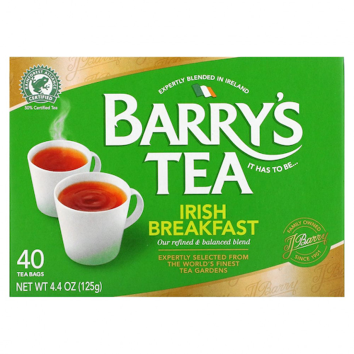 Barry's Tea, чай «Ирландский завтрак», 40 чайных пакетиков, 125 г (4,4 унции) #1