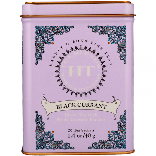 Harney & Sons, Чай с черной смородиной, 20 пакетиков, 1,4 унции (40 г) #1