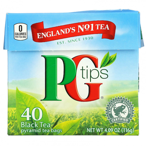 PG Tips, Черный чай, 40 чайных пакетиков, 116 г (4,09 унции) #1