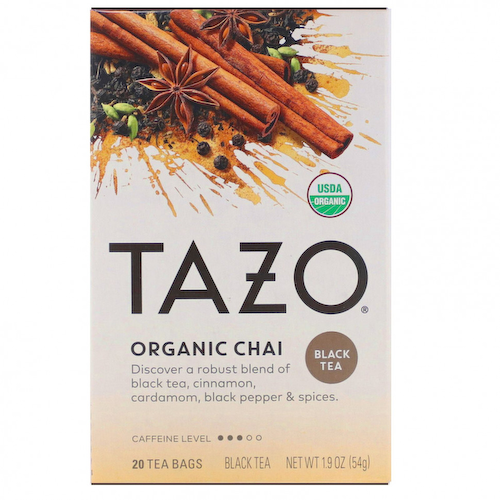 Tazo Teas, Органический чай, черный чай, 20 чайных пакетиков, 54 г (1,9 унций) #1