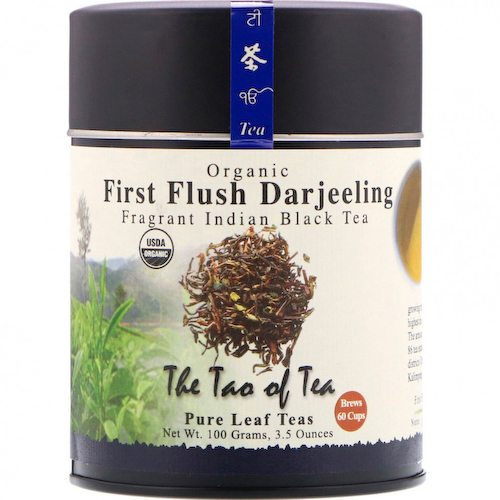 The Tao of Tea, Органический ароматный индийский черный чай, чай Дарджилинг первого сбора, 3,5 унц. (100 г) #1