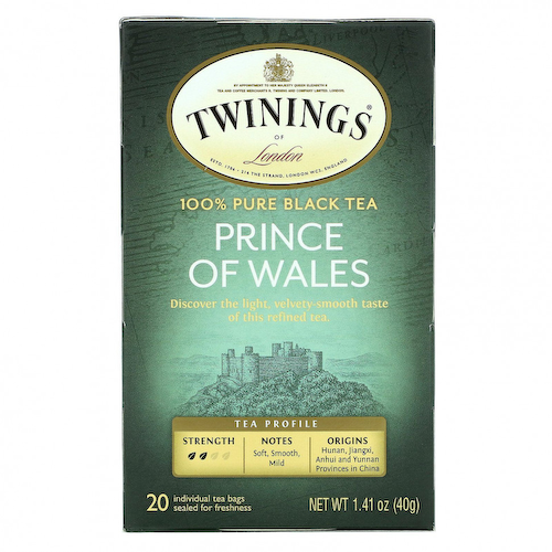 Twinings, Чай 'Принц Уэльский', 20 пакетиков, 1.41 унций (40 г) #1
