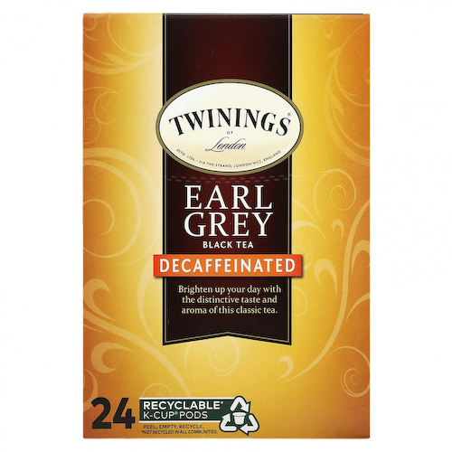 Twinings, Черный чай Earl Grey, без кофеина, 24 капсулы, по 3,2 г (0,11 унции) #1