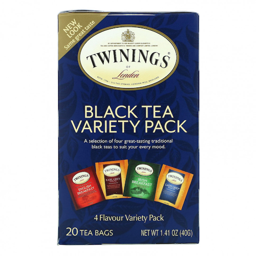Twinings, черный чай, набор разных сортов, 20 чайных пакетиков, 40 г (1,41 унции) #1