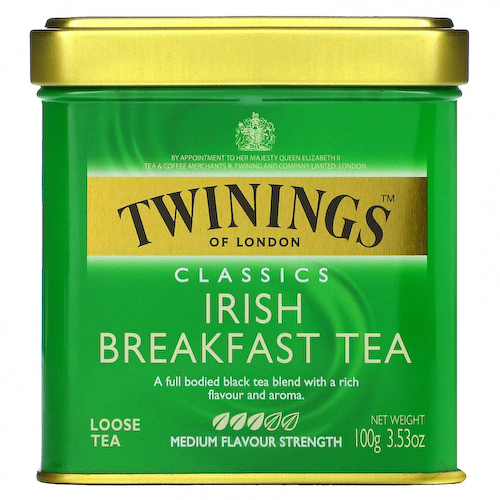 Twinings, Irish Breakfast, классический листовой чай, 100 г (3,53 унции) #1