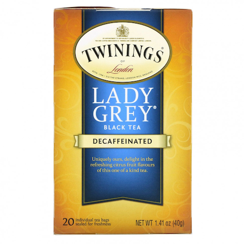 Twinings, Lady Grey, черный чай, без кофеина, 20 чайных пакетиков, 40 г (1,41 унции) #1