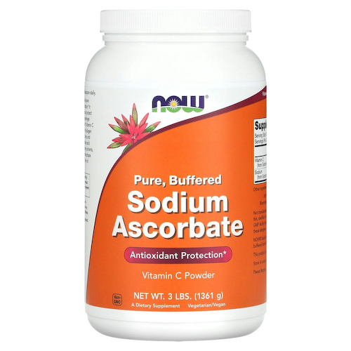 NOW Foods, порошок аскорбата натрия, 1361 г (3 фунта) #1