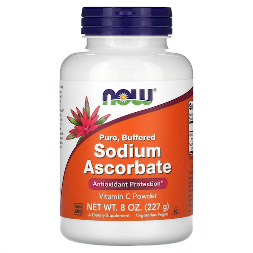 NOW Foods, порошок аскорбата натрия, 227 г (8 унций) #1