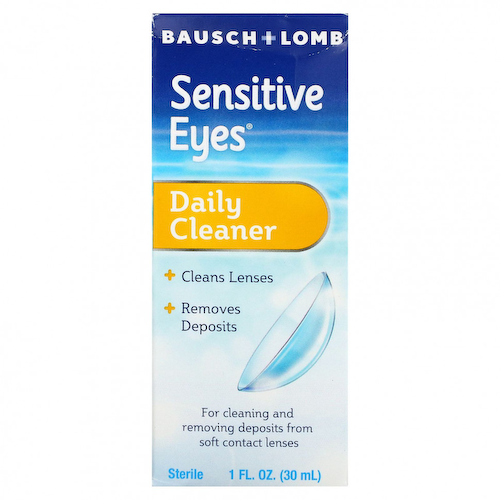 Bausch + Lomb, Sensitive Eyes, ежедневное очищающее средство, 30 мл (1 жидк. Унция) #1