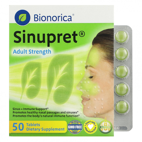 Bionorica, Sinupret, сила действия для взрослых, 50 таблеток #1