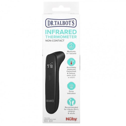 Dr. Talbot's, Инфракрасный термометр, черный, 1 термометр #1