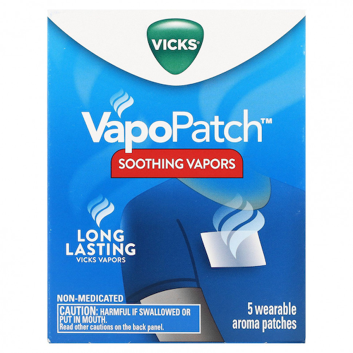 Vicks, VapoPatch, Soothing Vapors, 5 патчей с ароматом для ношения #1